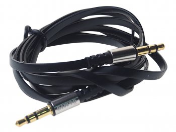 260 р. Кабель jack 3.5 1.2м черный OLMIO OLMIO olm-038642  с доставкой в г. Пермь. Увеличить фотографию 1