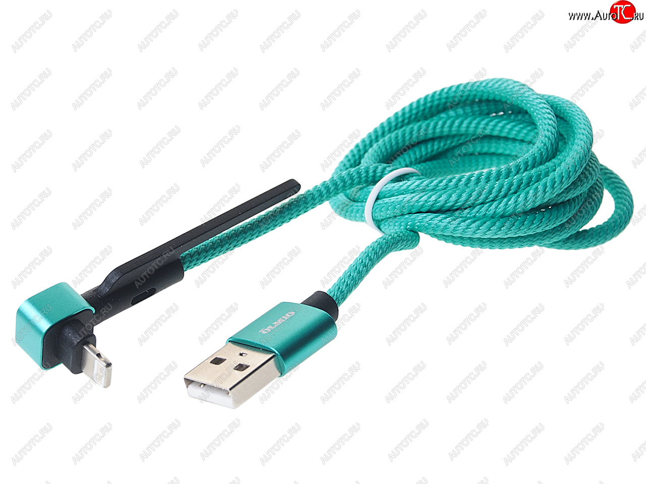 275 р. Кабель iPhone (5-) 1.2м зеленый OLMIO OLMIO olm-038648  с доставкой в г. Пермь