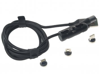 749 р. Кабель iPhone (5-)micro USBUSB Type C 1.2м OLMIO OLMIO olm-041662  с доставкой в г. Пермь. Увеличить фотографию 2