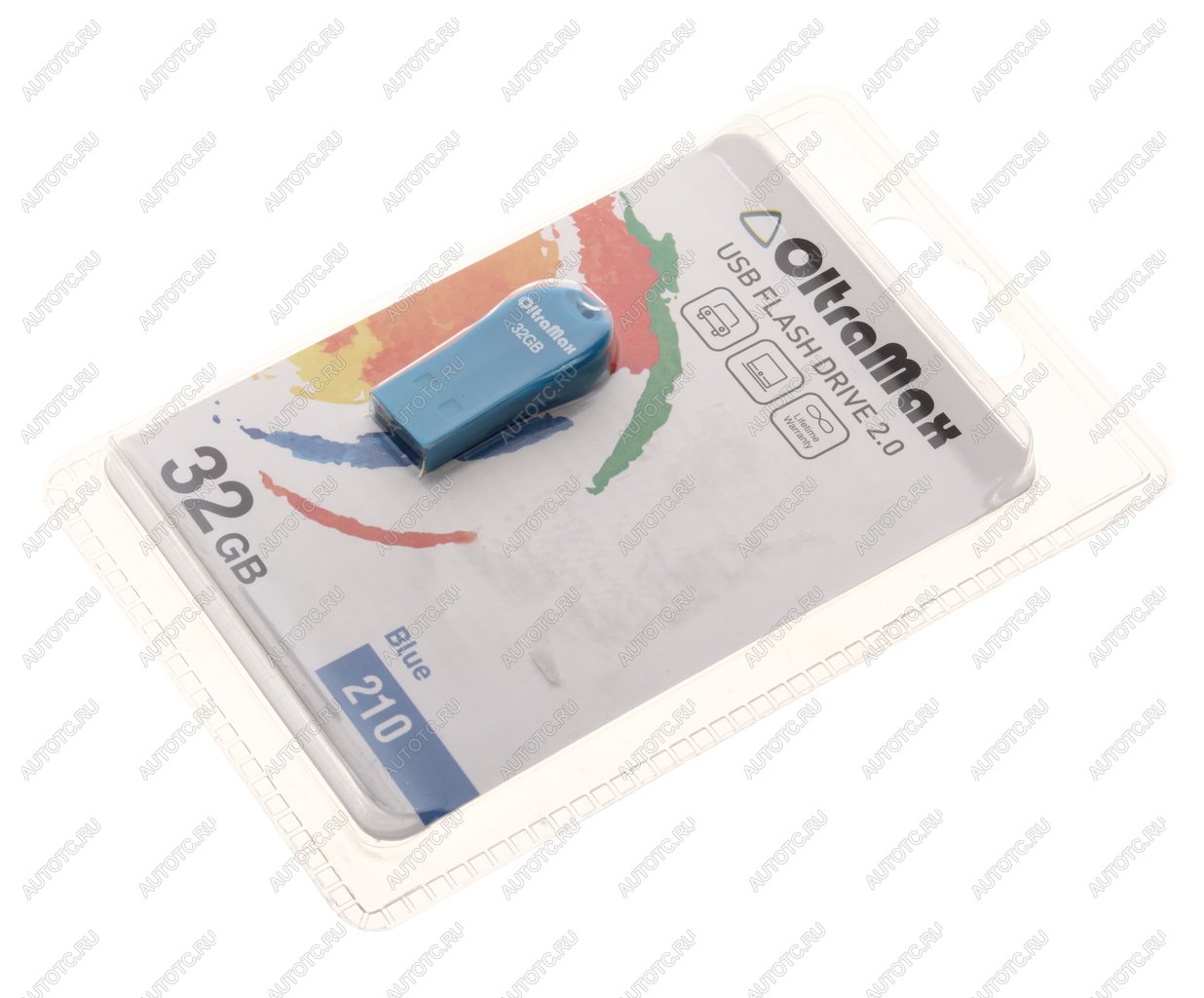 419 р. Карта памяти USB 32GB OLTRAMAX OLTRAMAX om-32gb-210-blue  с доставкой в г. Пермь