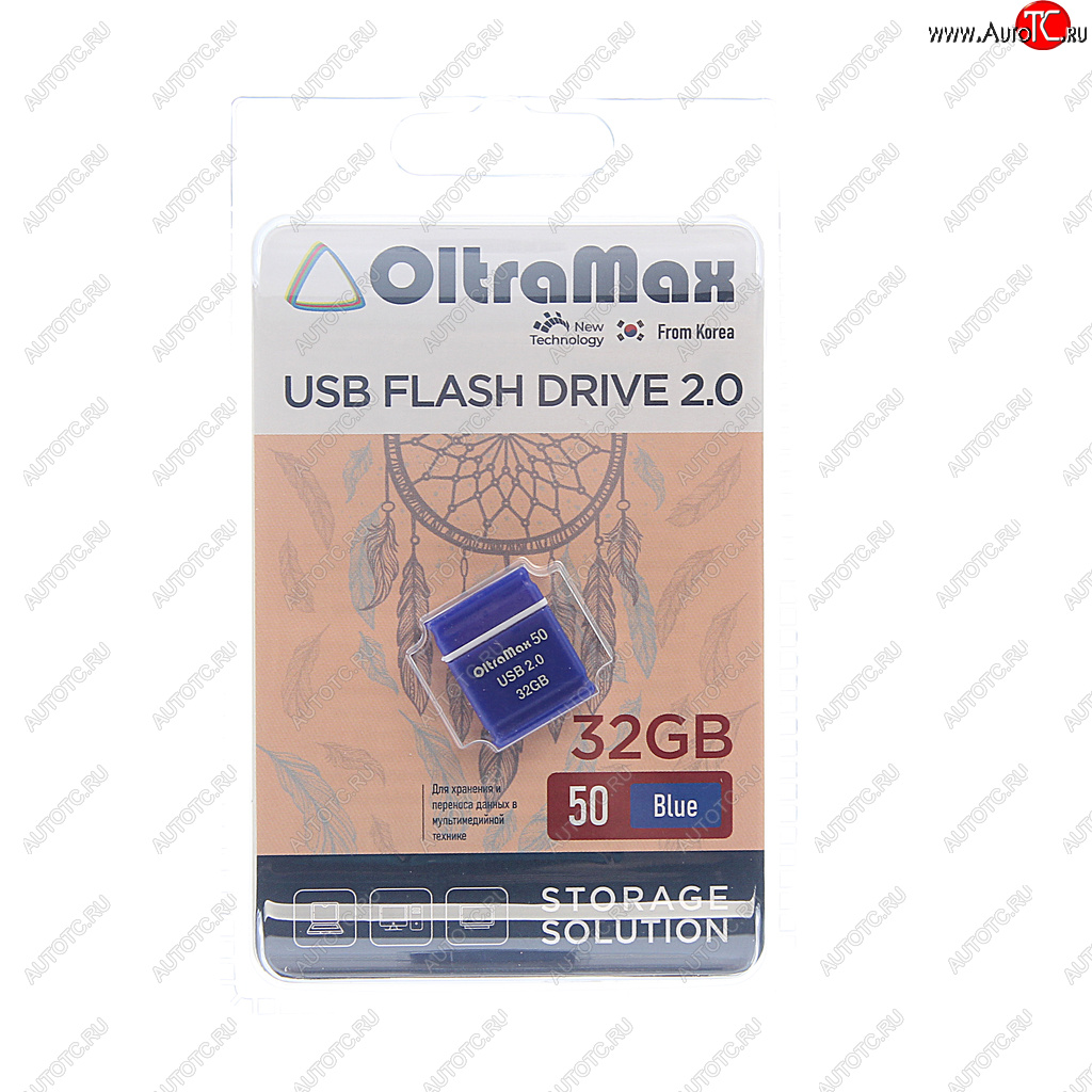 549 р. Карта памяти USB 32GB OLTRAMAX OLTRAMAX om-32gb-50-blue  с доставкой в г. Пермь