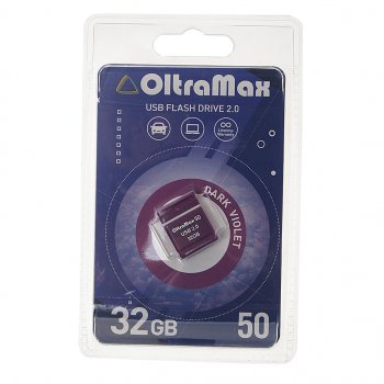 479 р. Карта памяти USB 32GB OLTRAMAX OLTRAMAX om-32gb-50-dark violet  с доставкой в г. Пермь. Увеличить фотографию 1
