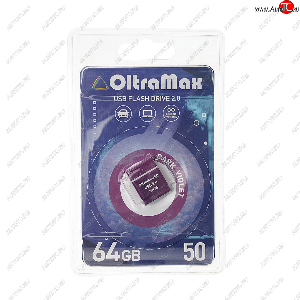 389 р. Карта памяти USB 64GB OLTRAMAX OLTRAMAX om-64gb-50-dark violet OLTRAMAX om-64gb-50-dark violet  с доставкой в г. Пермь