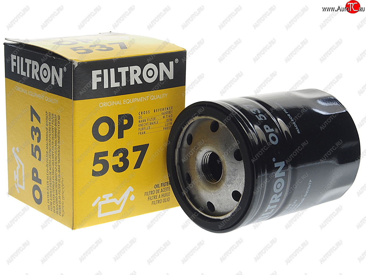 419 р. Фильтр масляный FIAT FILTRON FILTRON op537  с доставкой в г. Пермь