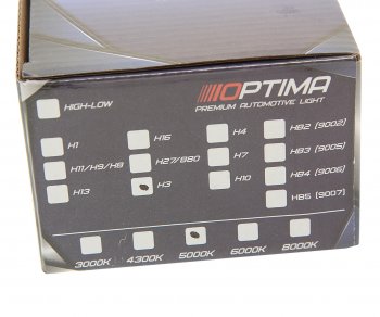 469 р. Лампа ксеноновая H3 PK22s 5000K OPTIMA OPTIMA op-hid-h3-5  с доставкой в г. Пермь. Увеличить фотографию 3