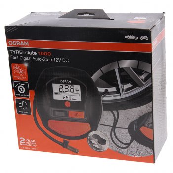 10 299 р. Компрессор автомобильный 5атм. 12А 12V OSRAM OSRAM oti1000 OSRAM oti1000  с доставкой в г. Пермь. Увеличить фотографию 5