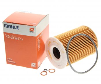 2 189 р. Фильтр масляный BMW 1 (E82) (3.0),3 (E90,E92,E93) MAHLE MAHLE ox254d3  с доставкой в г. Пермь. Увеличить фотографию 1