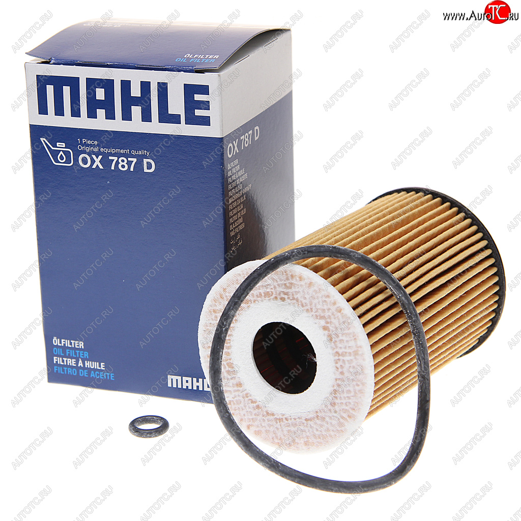 1 129 р. Фильтр масляный VW Golf,Passat (13-) AUDI (13-) MAHLE MAHLE ox787d  с доставкой в г. Пермь