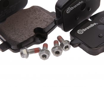 5 599 р. Колодки тормозные задние (4шт.) BREMBO BMW 5 серия F10 седан дорестайлинг (2009-2013)  с доставкой в г. Пермь. Увеличить фотографию 2