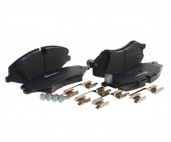 Колодки тормозные передние (4шт.) BREMBO Land Rover Range Rover Sport 1 L320 дорестайлинг (2005-2009)