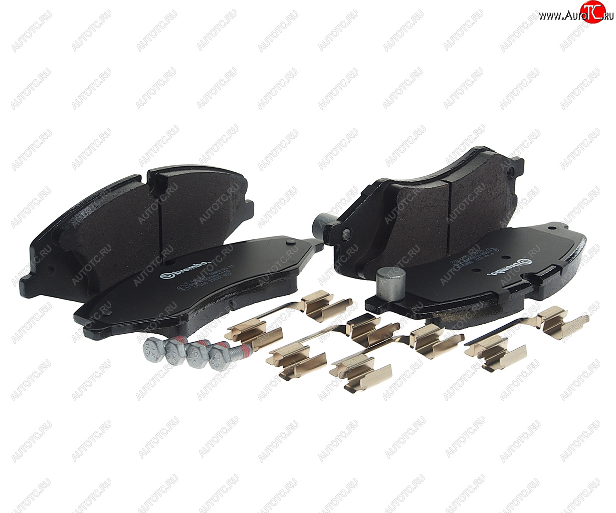 7 599 р. Колодки тормозные передние (4шт.) BREMBO Land Rover Discovery 4 L319 (2009-2016)  с доставкой в г. Пермь