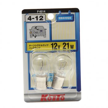 274 р. Лампа 12V P21W BA15s блистер (2шт.) KOITO KOITO p4514  с доставкой в г. Пермь. Увеличить фотографию 1