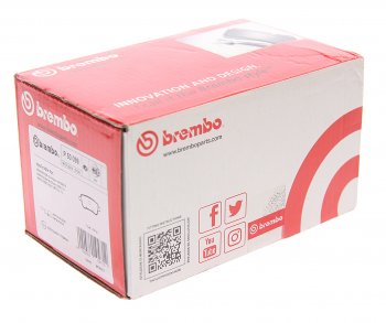 4 849 р. Колодки тормозные задние (4шт.) BREMBO Mercedes-Benz A class W176 дорестайлинг, хэтчбэк 5 дв. (2012-2015)  с доставкой в г. Пермь. Увеличить фотографию 3