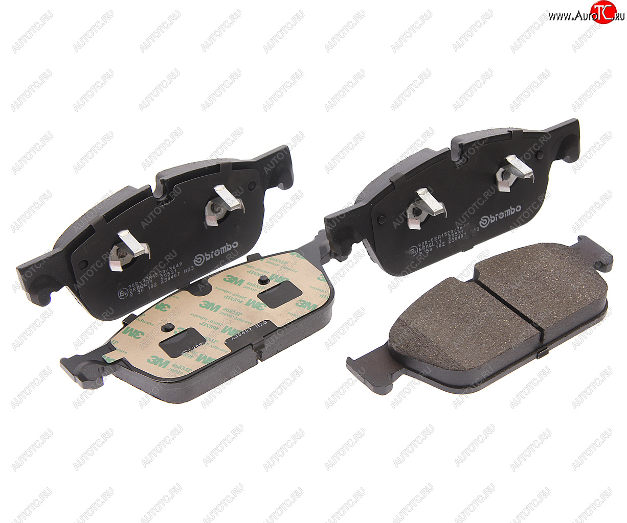 10 949 р. Колодки тормозные передние (4шт.) BREMBO Mercedes-Benz ML class W166 (2011-2015)  с доставкой в г. Пермь