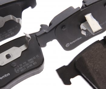 11 649 р. Колодки тормозные задние (4шт.) BREMBO Mercedes-Benz ML class W164 рестайлинг (2008-2011)  с доставкой в г. Пермь. Увеличить фотографию 2