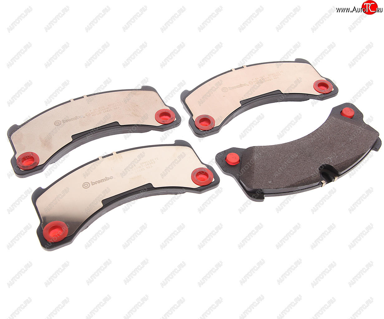 12 749 р. Колодки тормозные передние (4шт.) BREMBO Porsche Cayenne 958 (2010-2014)  с доставкой в г. Пермь