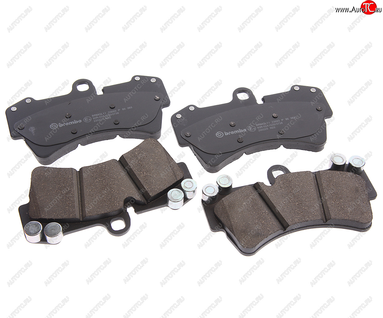 9 749 р. Колодки тормозные передние (4шт.) BREMBO Audi Q7 4L рестайлинг (2009-2015)  с доставкой в г. Пермь