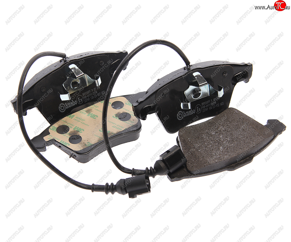 4 999 р. Колодки тормозные передние (4шт.) BREMBO Volkswagen Touareg GP рестайлинг (2006-2010)  с доставкой в г. Пермь