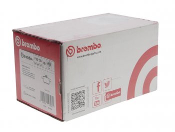 2 999 р. Колодки тормозные задние (4шт.) BREMBO Volkswagen Golf 7 рестайлинг, хэтчбэк 5 дв. (2017-2020)  с доставкой в г. Пермь. Увеличить фотографию 3