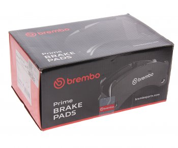 6 499 р. Колодки тормозные передние (4шт.) BREMBO Volkswagen Golf 7 рестайлинг, хэтчбэк 5 дв. (2017-2020)  с доставкой в г. Пермь. Увеличить фотографию 3