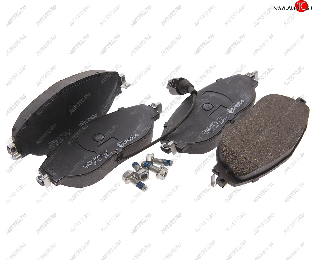 6 499 р. Колодки тормозные передние (4шт.) BREMBO Volkswagen Golf 7 рестайлинг, хэтчбэк 5 дв. (2017-2020)  с доставкой в г. Пермь