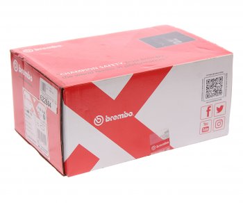 16 349 р. Колодки тормозные передние с датчиком (4шт.) BREMBO Volkswagen Passat B7 седан (2010-2015)  с доставкой в г. Пермь. Увеличить фотографию 3