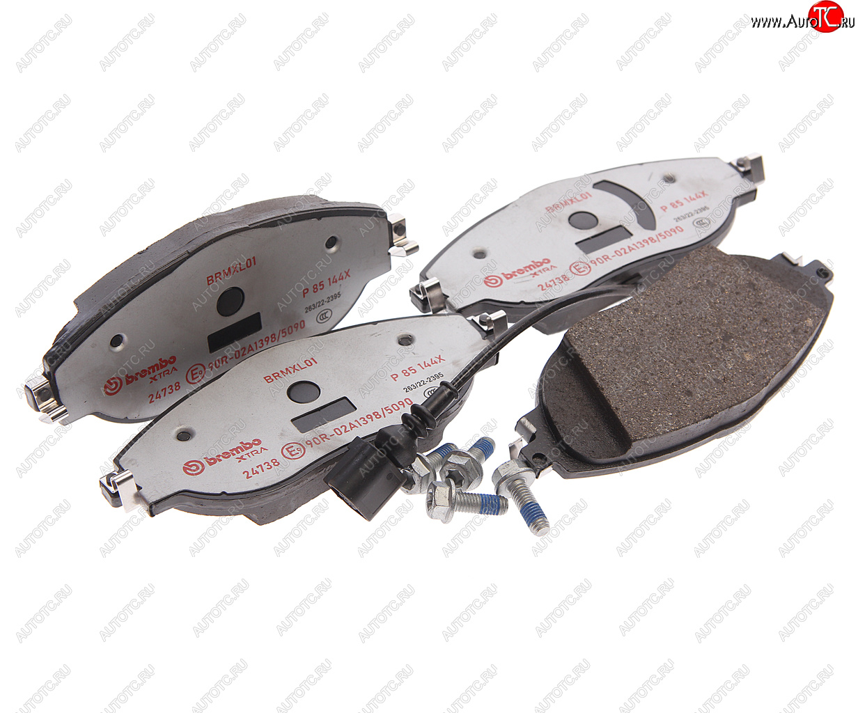 16 349 р. Колодки тормозные передние с датчиком (4шт.) BREMBO Volkswagen Passat B7 седан (2010-2015)  с доставкой в г. Пермь