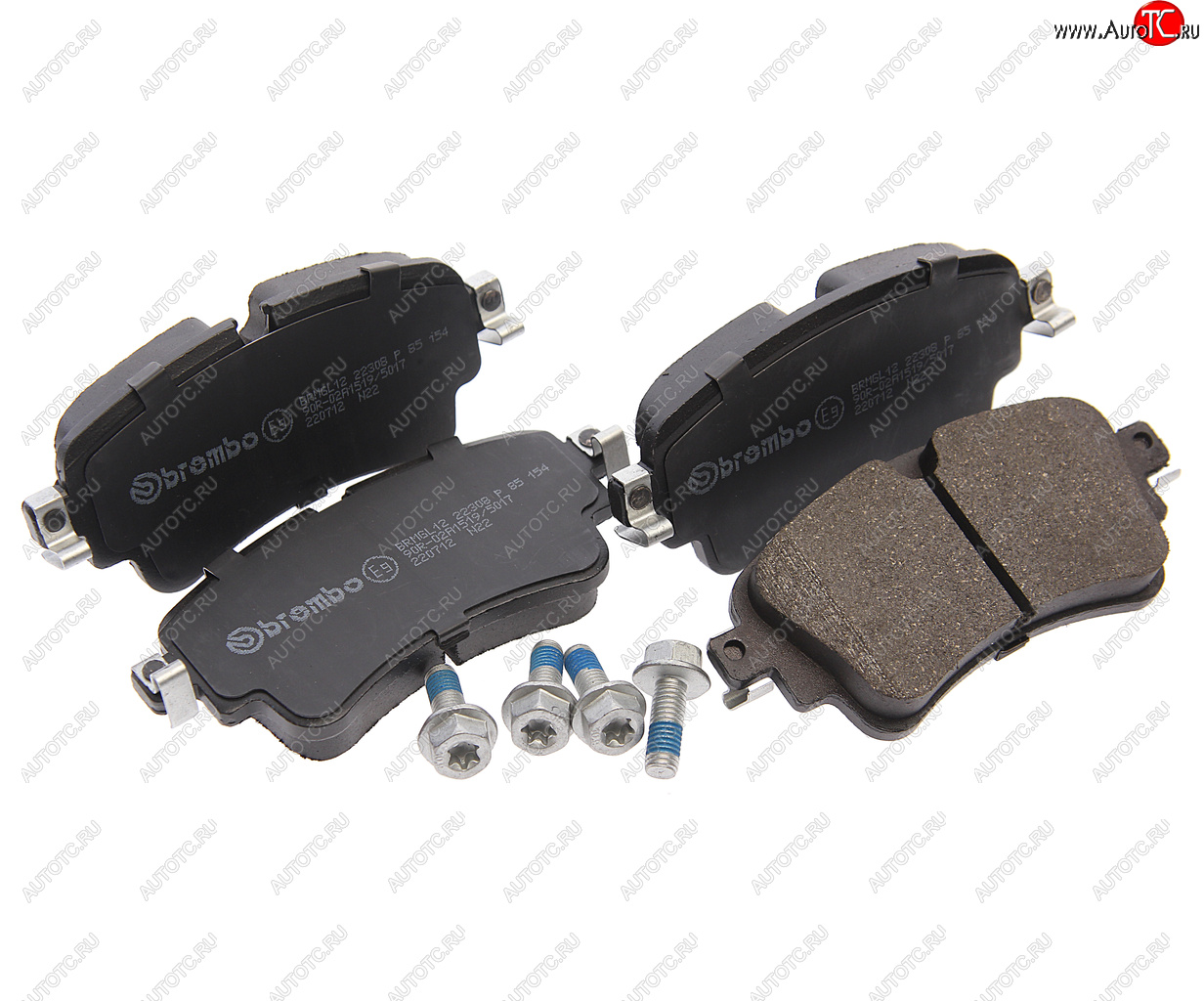4 999 р. Колодки тормозные задние BREMBO Audi A4 Allroad B9 рестайлинг (2019-2022)  с доставкой в г. Пермь