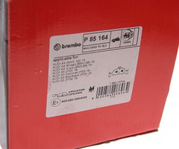 13 299 р. Колодки тормозные передние (4шт.) BREMBO Audi A4 B9 дорестайлинг,седан (2016-2020)  с доставкой в г. Пермь. Увеличить фотографию 3