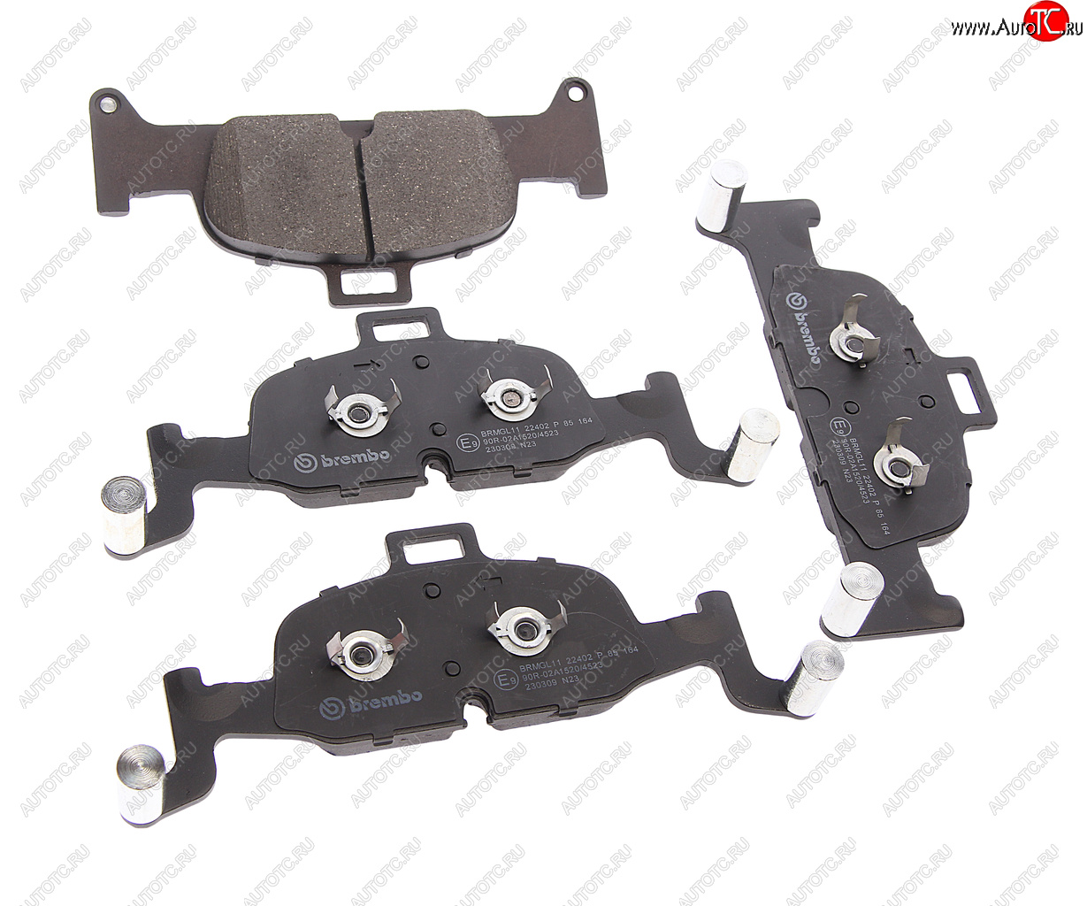 13 299 р. Колодки тормозные передние (4шт.) BREMBO Audi A4 B9 дорестайлинг,седан (2016-2020)  с доставкой в г. Пермь