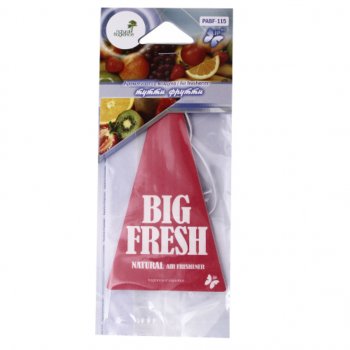 Ароматизатор подвесной пластина (тутти-фрутти) Big Fresh FKVJP FKVJP pabf-115 FKVJP pabf-115