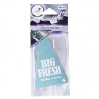 Ароматизатор подвесной пластина (морская волна) Big Fresh FKVJP FKVJP pabf-127
