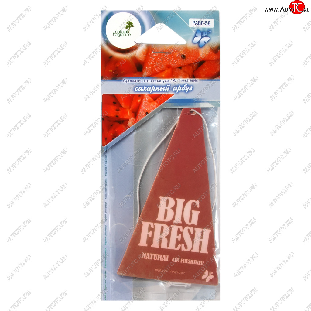 101 р. Ароматизатор подвесной пластина (арбуз) Big Fresh FKVJP FKVJP pabf-58  с доставкой в г. Пермь