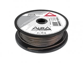 94 р. Кабель силовой 10Ga (6мм) 1м черный AURA AURA pcs-306b 75м  с доставкой в г. Пермь. Увеличить фотографию 2