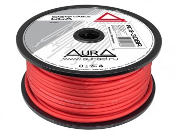 125 р. Кабель силовой 8Ga (8мм) 1м красный AURA AURA pcs-308r 50м  с доставкой в г. Пермь. Увеличить фотографию 2