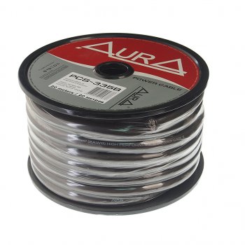 469 р. Кабель силовой 2Ga (35мм) 1м черный AURA AURA pcs-335b 20м  с доставкой в г. Пермь. Увеличить фотографию 1