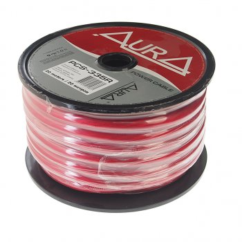 479 р. Кабель силовой 2Ga (35мм) 1м красный AURA AURA pcs-335r 20м  с доставкой в г. Пермь. Увеличить фотографию 1