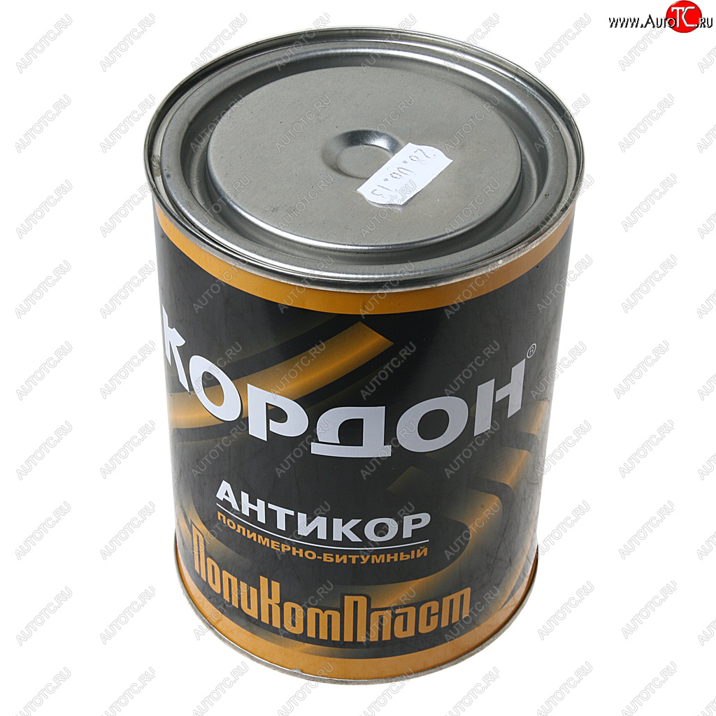 469 р. Антикор полимерно-битумный 1л Кордон ПОЛИКОМПЛАСТ ПОЛИКОМПЛАСТ pd180066  с доставкой в г. Пермь