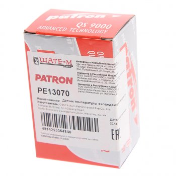 389 р. Датчик температуры OPEL Astra H (06-),Corsa D (07-),Insignia охлаждающей жидкости PATRON PATRON pe13070  с доставкой в г. Пермь. Увеличить фотографию 3