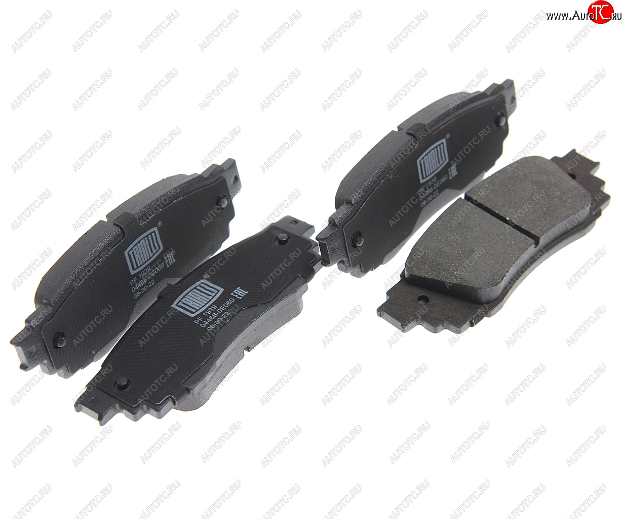 1 259 р. Комплект задних колодок дисковых тормозов (4шт.) TRIALLI Toyota Camry XV70 дорестайлинг (2017-2021)  с доставкой в г. Пермь
