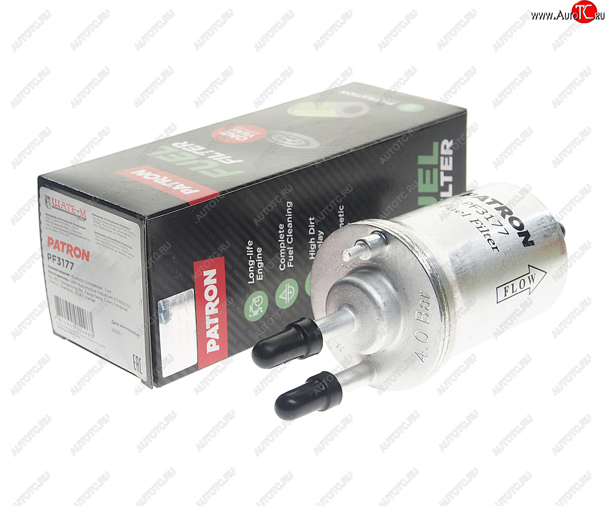 989 р. Фильтр топливный VW AUDI SEAT SKODA (04-) (1.2/1.4/1.6) с регулятором (4 BAR) PATRON PATRON pf3177 PATRON pf3177  с доставкой в г. Пермь