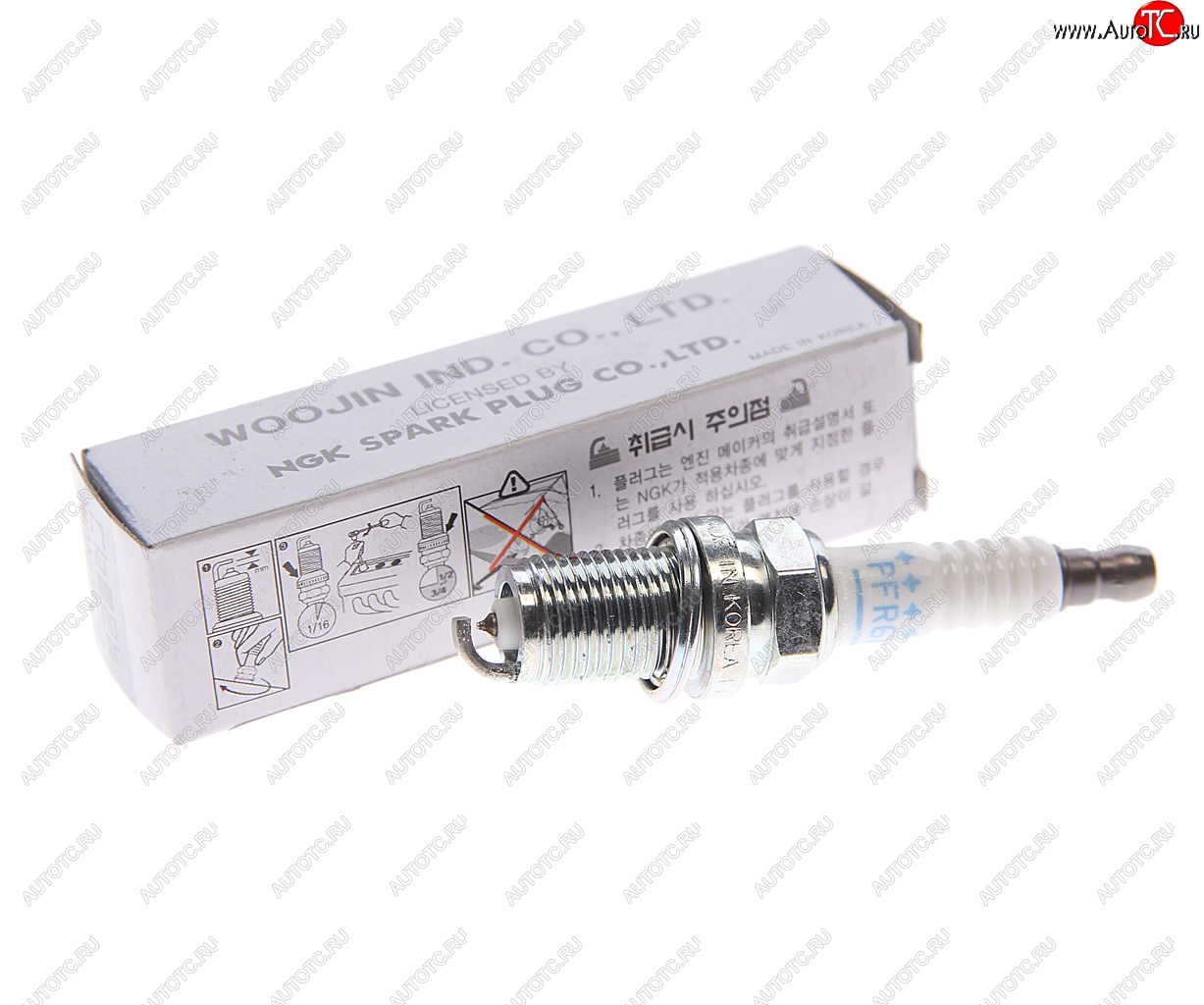 839 р. Свеча зажигания HYUNDAI Santa Fe (00-) (2.7) NGK NGK pfr6n  с доставкой в г. Пермь