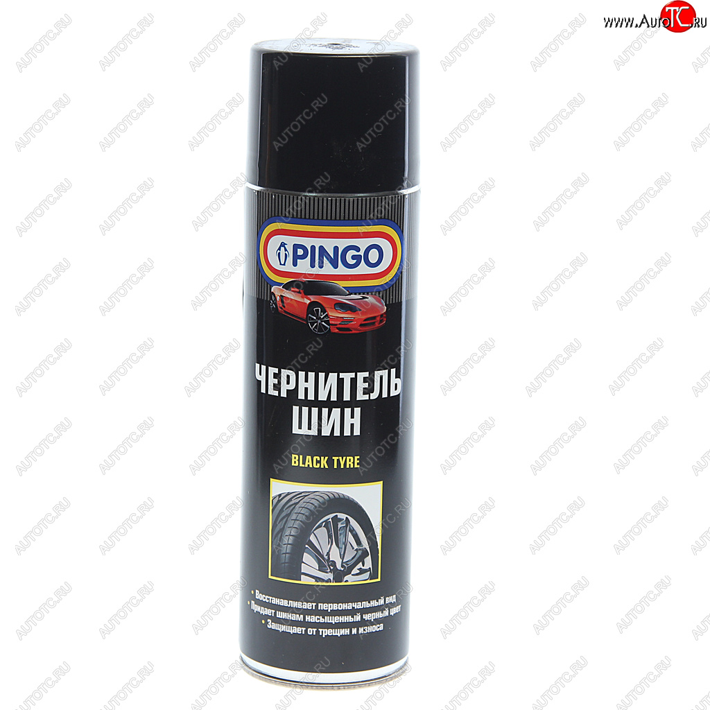 399 р. Чернитель шин 650мл BLACK TYRE PINGO PINGO pg-85020-8  с доставкой в г. Пермь