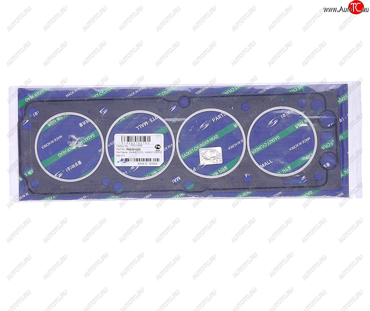 369 р. Прокладка головки блока DAEWOO Nexia (8V) PMC PARTS MALL pgc-n006  с доставкой в г. Пермь