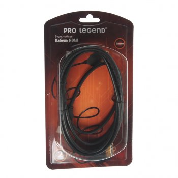 280 р. Кабель HDMI 2м PRO LEGEND PRO LEGEND pl1120  с доставкой в г. Пермь. Увеличить фотографию 1