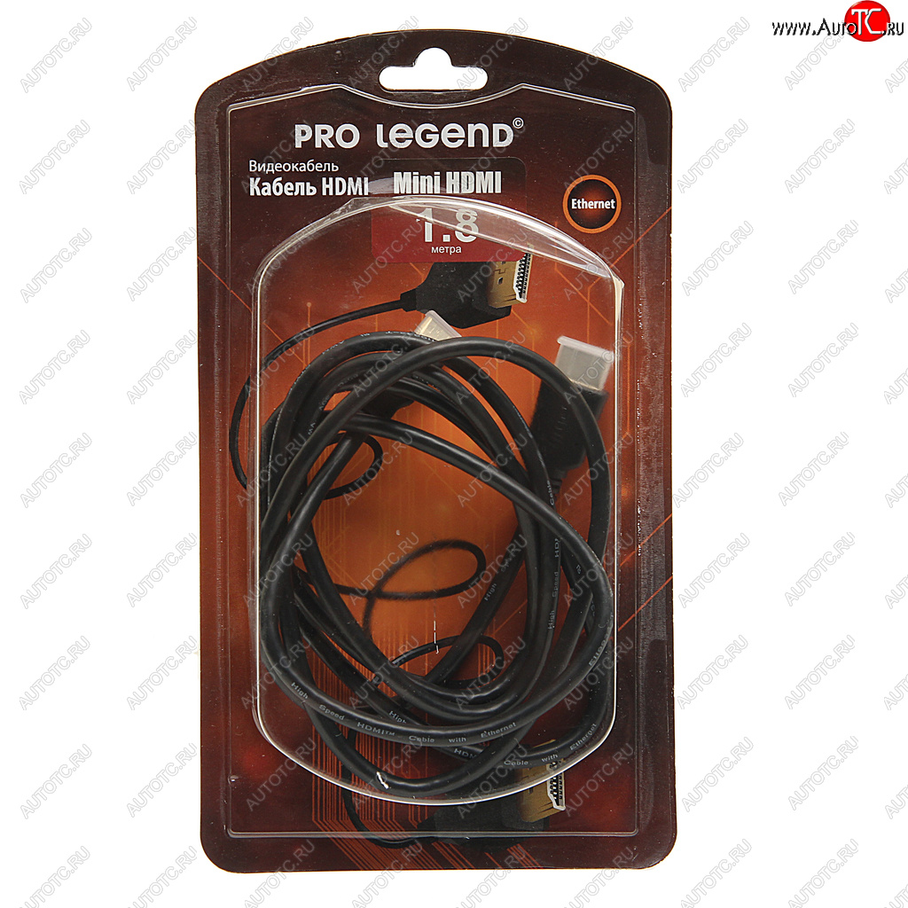 669 р. Кабель miniHDMI 1.8м PRO LEGEND PRO LEGEND pl1128  с доставкой в г. Пермь