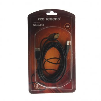 262 р. Кабель USB 3м удлинитель PRO LEGEND PRO LEGEND pl1301  с доставкой в г. Пермь. Увеличить фотографию 1