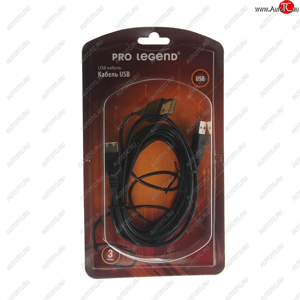 262 р. Кабель USB 3м удлинитель PRO LEGEND PRO LEGEND pl1301  с доставкой в г. Пермь