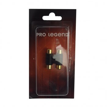 116 р. Переходник 2RCA (гнездо)- 2RCA (гнездо) PRO LEGEND PRO LEGEND pl2285  с доставкой в г. Пермь. Увеличить фотографию 1