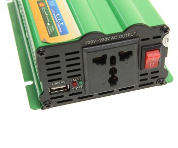 6 449 р. Преобразователь напряжения (инвертор) 12-220V 1500Вт PRO LEGEND PRO LEGEND pl3205  с доставкой в г. Пермь. Увеличить фотографию 3